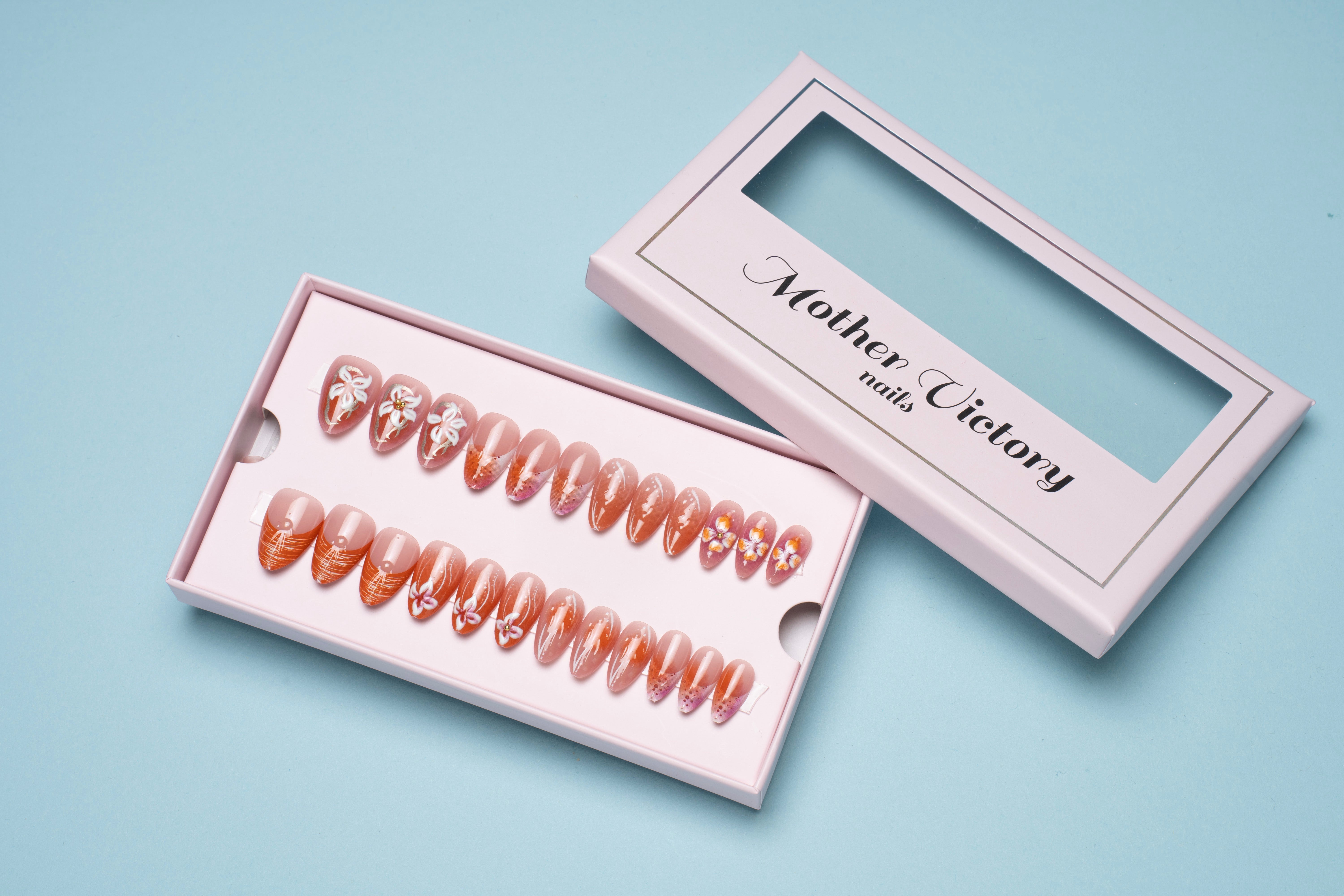 Hibiscus Nails – Mother Victory Nails