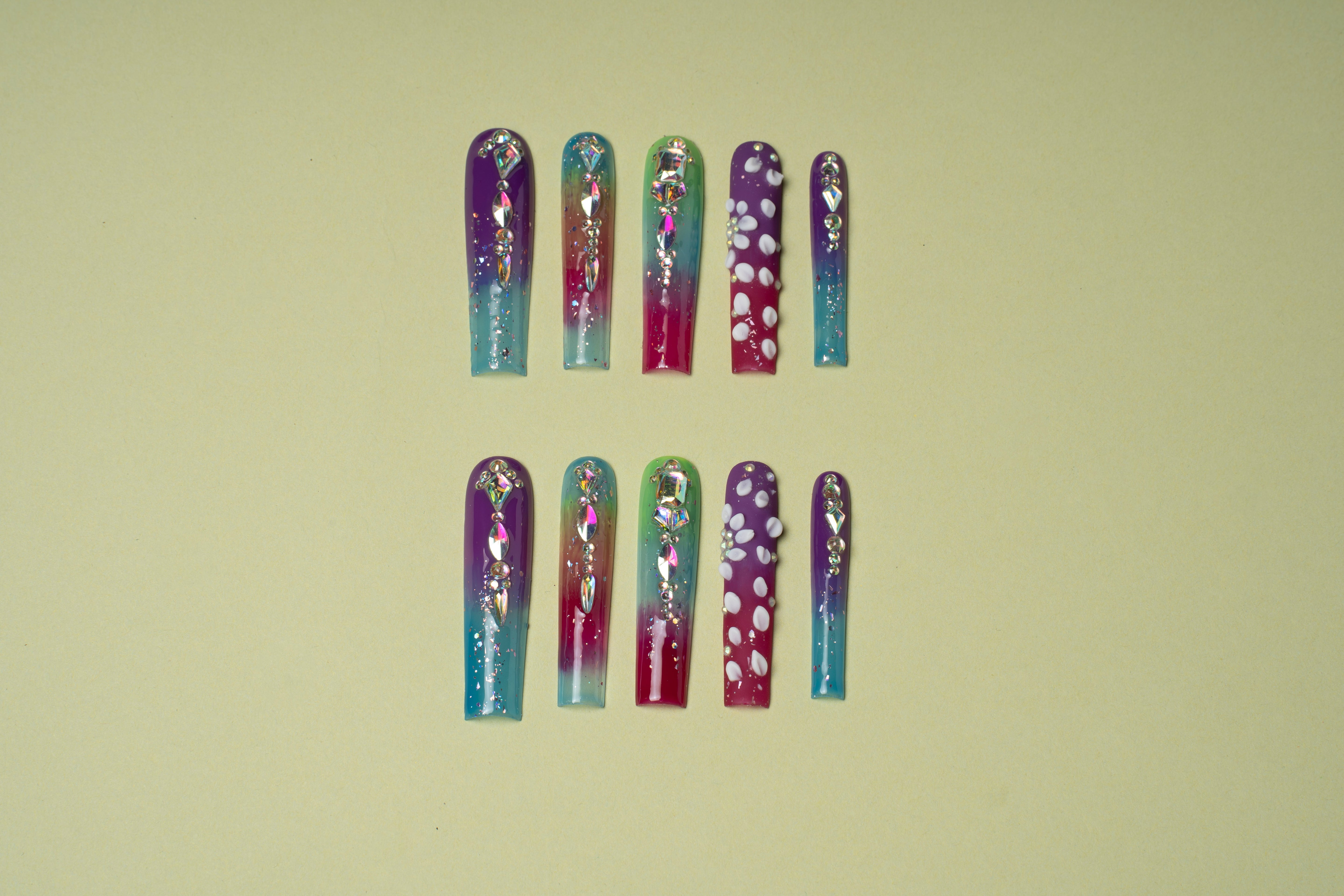 Unicorn Vomit Nails
