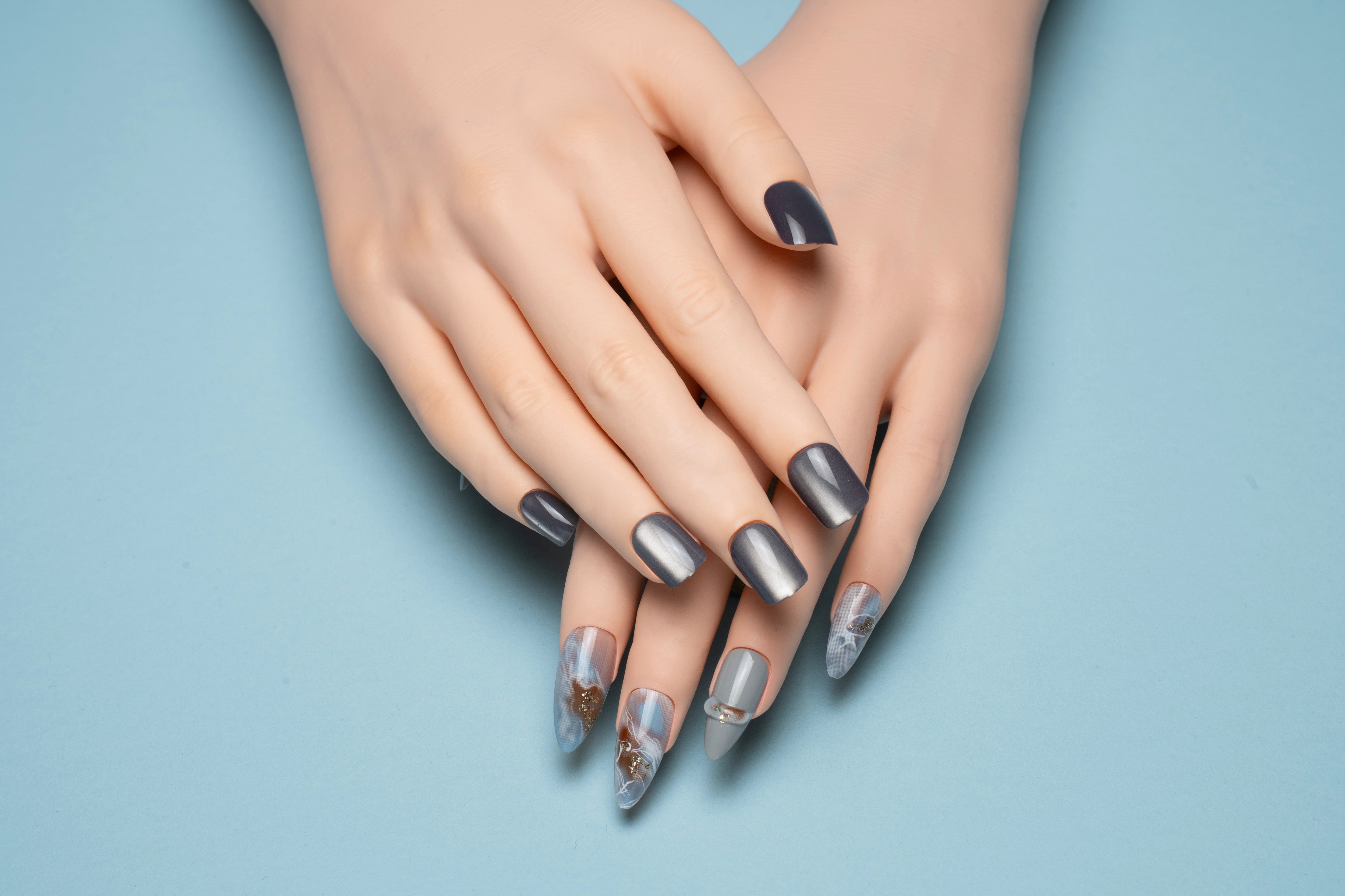 Holographic Ash Nails