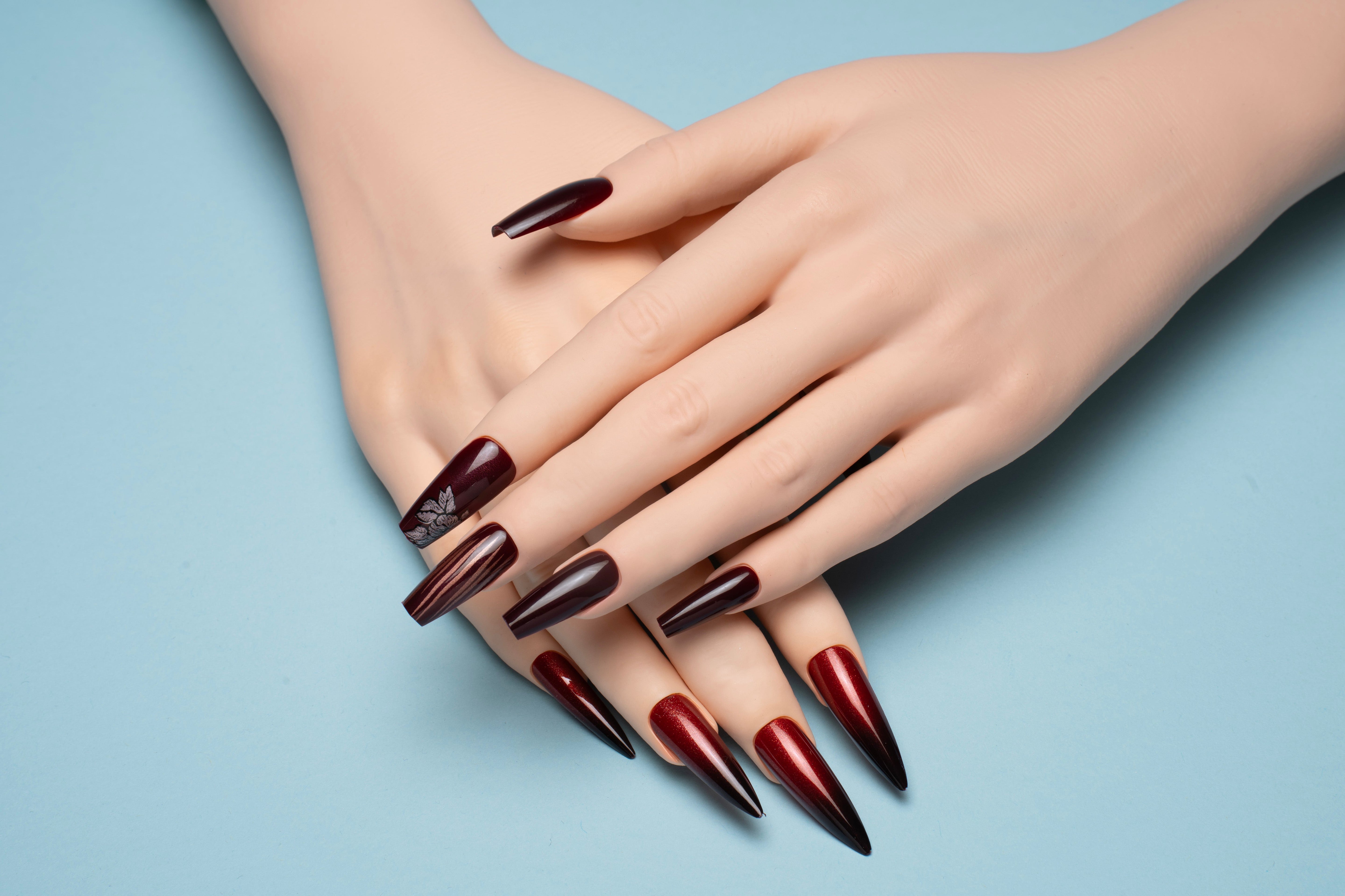 Plum Nails